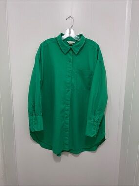 H&M Green Linen Shirt